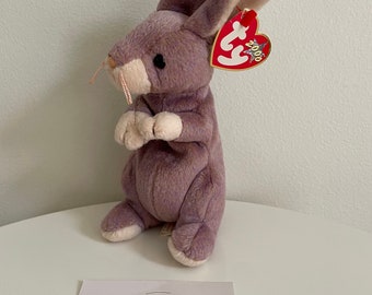 Ty Vintage ‘Springy’ purple Bunny beanie baby