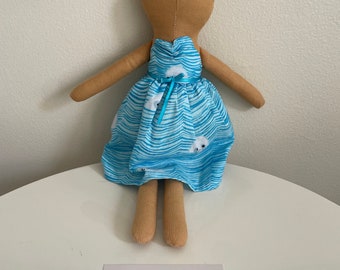 Handmade little loomers rabbit doll