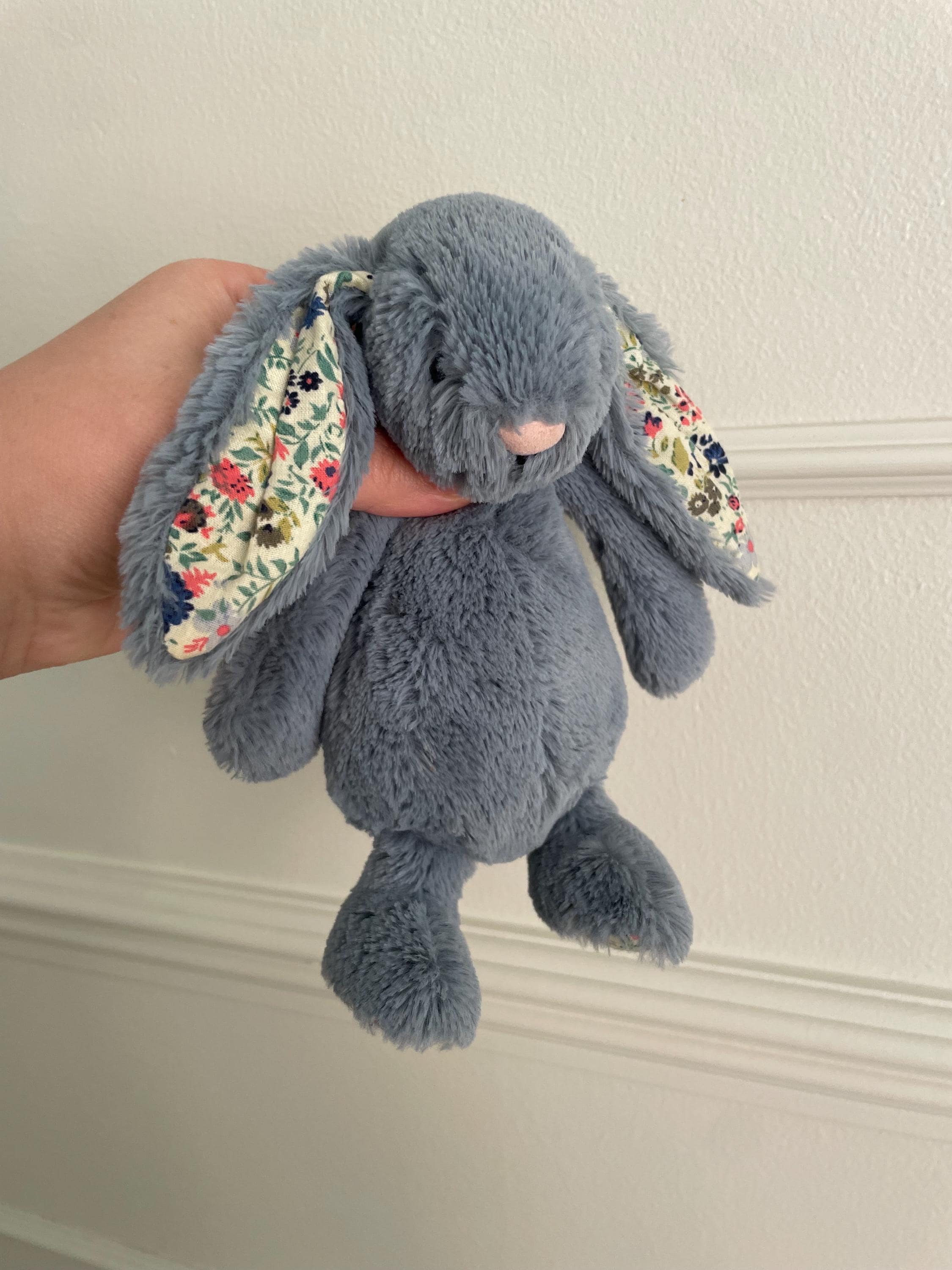 　small Bashful Dusky Blue Bunny Jellycat Blossom Bashful Dusky Blue Bunny Small - XO Collectives