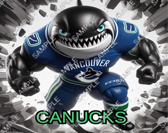 Canucks PNG Tumbler Wrap