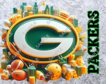 Packers PNG Tumbler Wrap