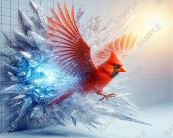 Cardinal PNG Tumbler Wrap