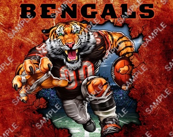 Bengals PNG Tumbler Wrap