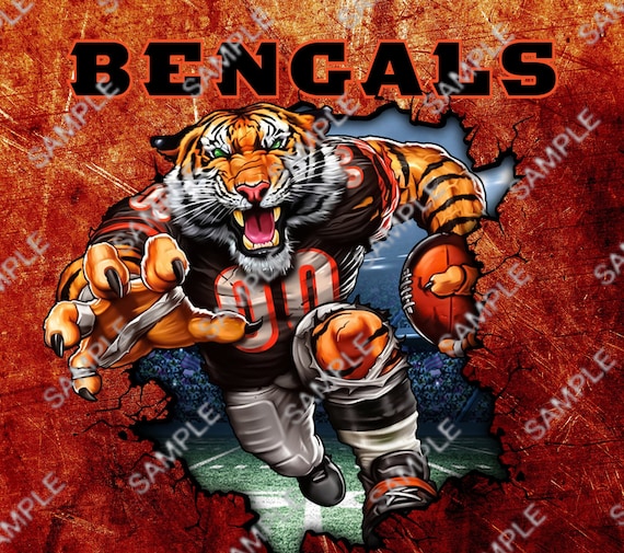 Bengals PNG Tumbler Wrap