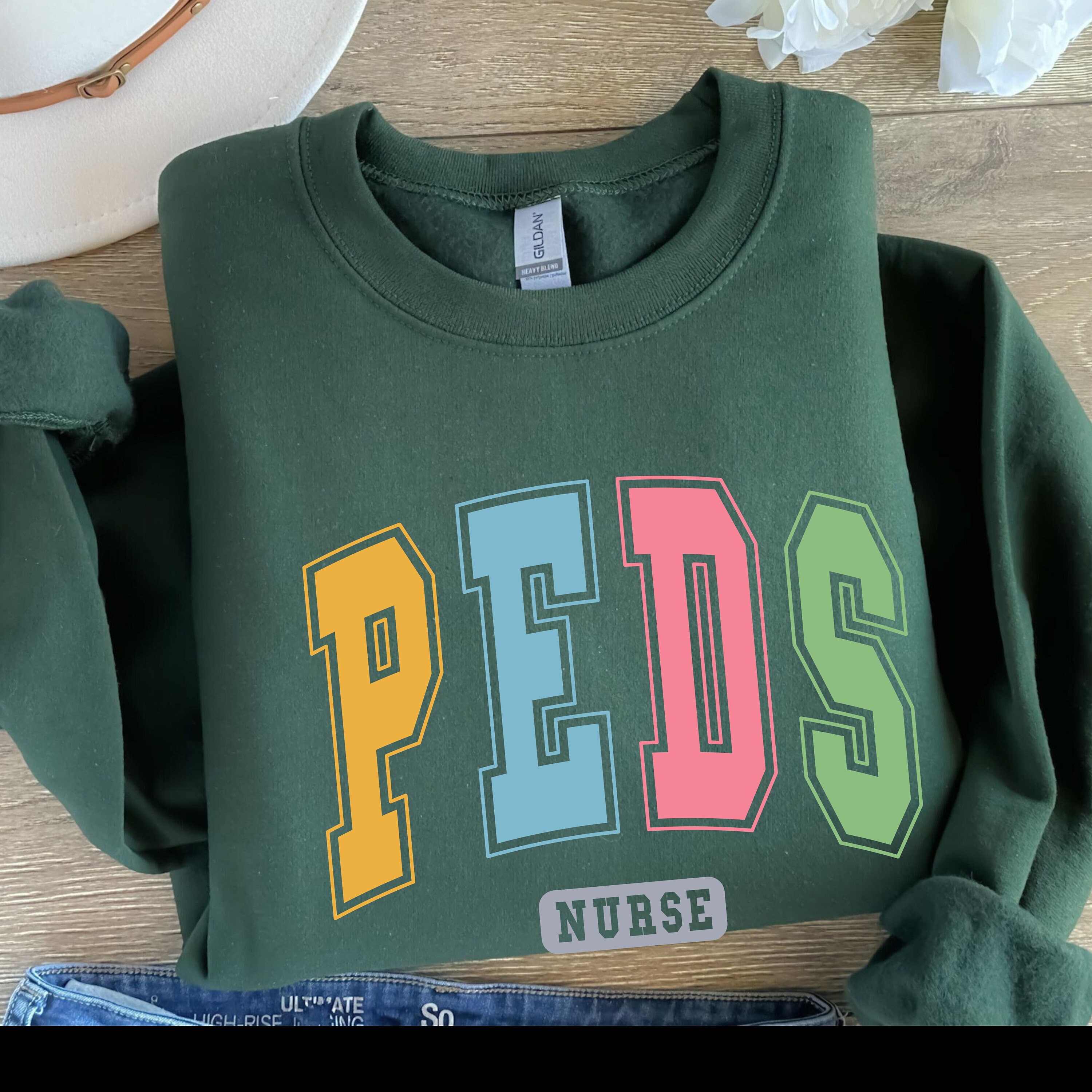 Peds Nurse Sweatshirts, Nurse Sweatshirt, Pediatric Sweater,pediatrics Nurse Shirt, Pediatric
