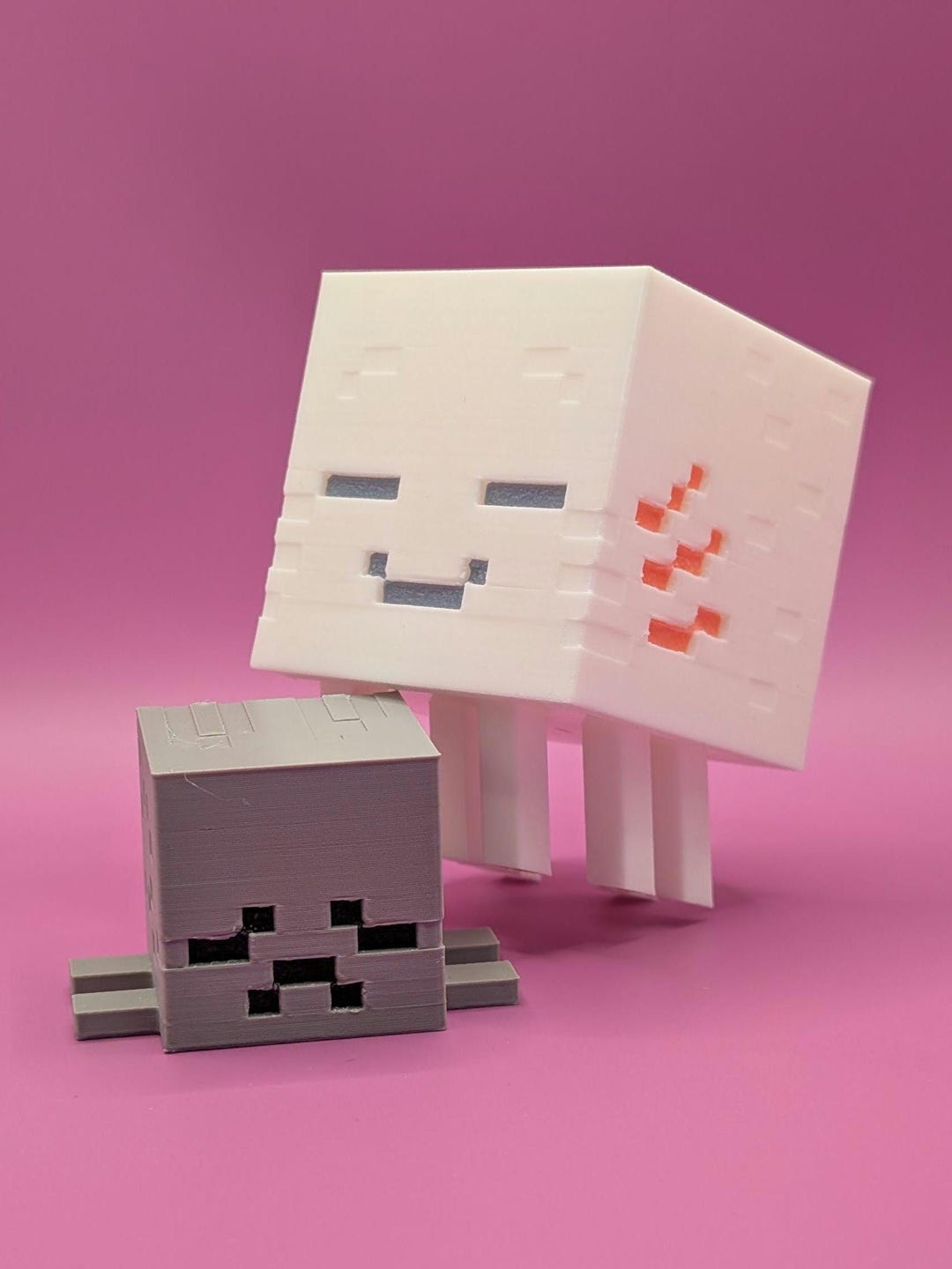 Getrockneter Ghast | Ghastling | Happy Ghast Dekofiguren - 3D gedruckt - Minecraft inspiriert