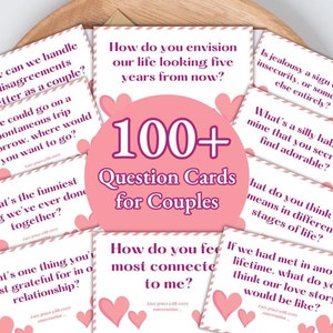 Couple Question Cards | Relationship Cards Games | Conversation Starters Cards | Date Night Cards | Couple Games | Couple Therapy