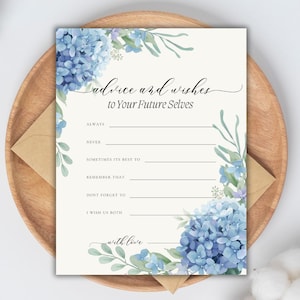 Advies en wensen voor jezelf JPG pdf-sjabloon | Huwelijks- en jubileumcadeau | Cadeau stel | Romantisch cadeau | Direct downloaden