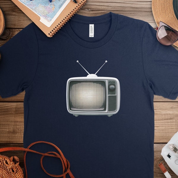 Vintage Television Graphic Tee, Retro TV Design T-Shirt, Classic Old School TV Sweatshirt