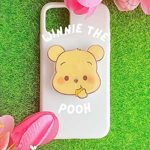 Winnie the Pooh Phone Grip | Pooh Bear Grip | Griptok | Phone Holder | Holographic | MagSafe | Magnetic Grip | Kindle Stand | Gift