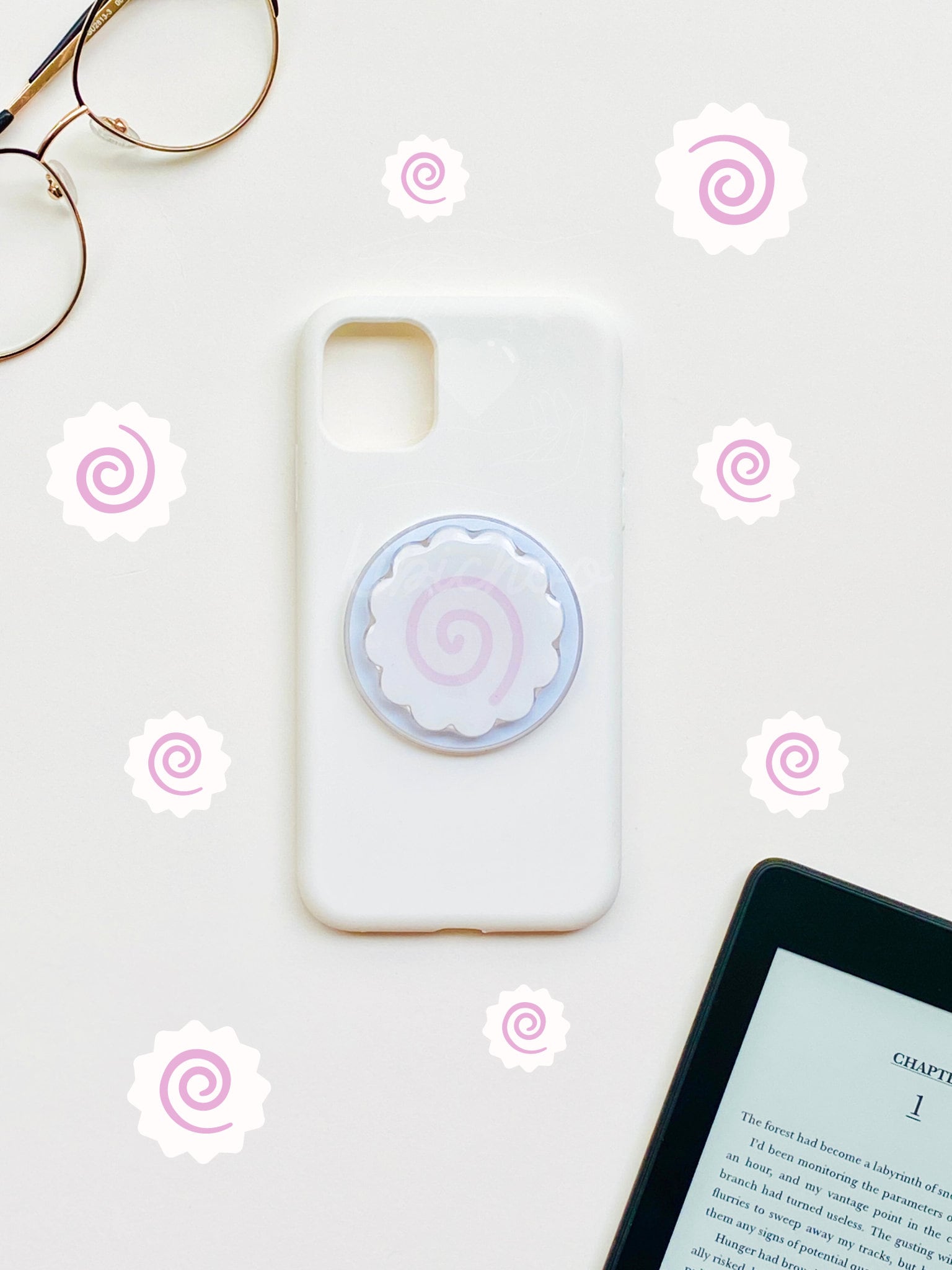 Godzilla Pop Socket Fish Cake Phone Grip Narutomaki Magsafe