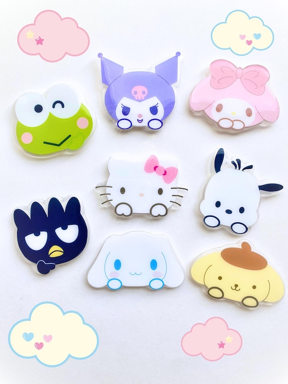 Kawaii Kitty and Friends Phone Grip: Holographic Anime Magsafe