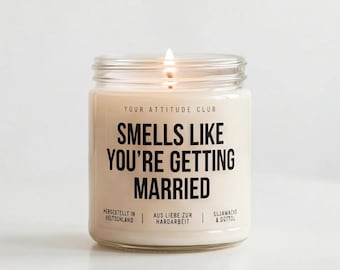 Smells Like You're Getting Married | Funny Candle for Engagement or Wedding