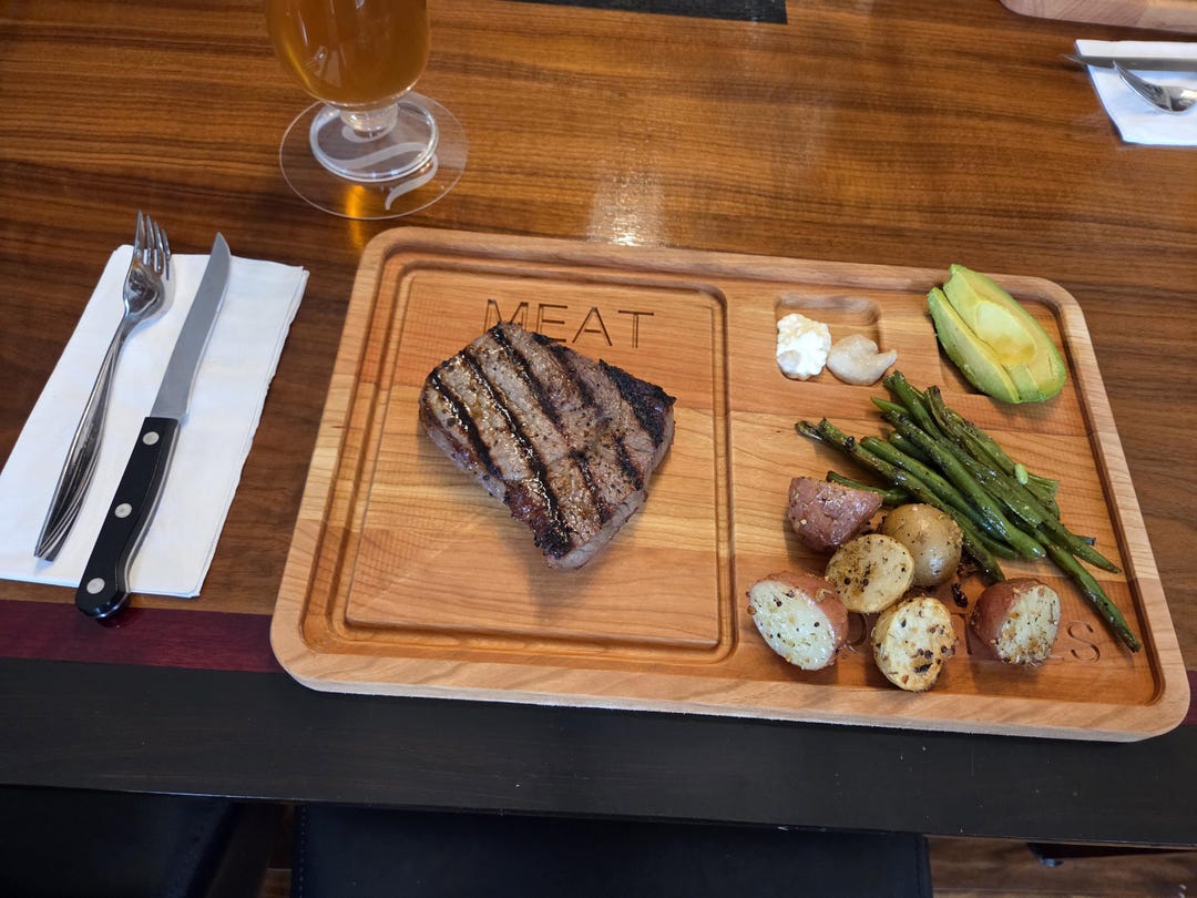 The Ultimate Cherry Wood Steak Server | Artisan Meat Board - Etsy