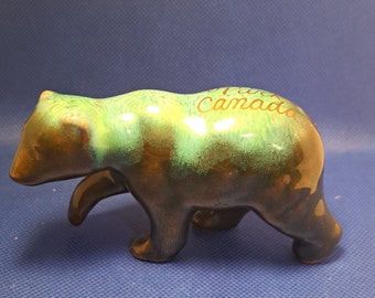 Hand fired ceramic bear