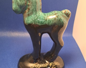 Hand fired ceramic horse