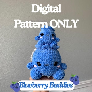 Blueberry Buddies pattern PDF digital download only