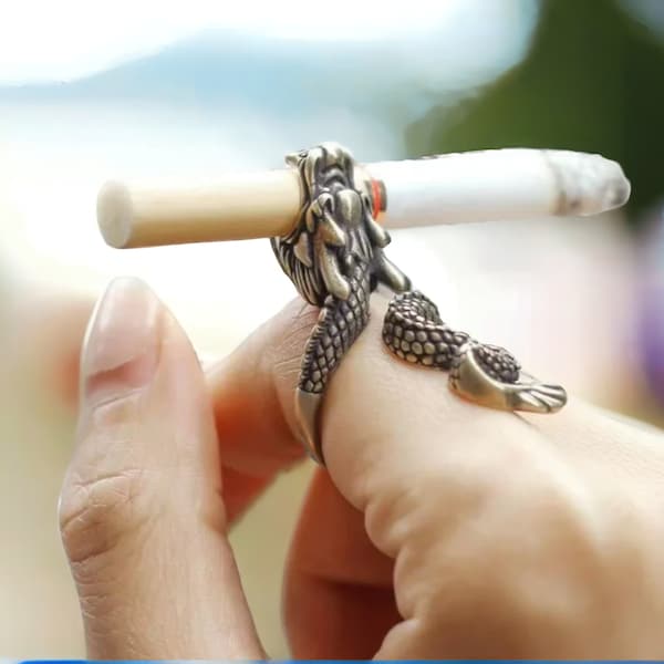 Joint Holder Ring, Cigar Hand Ring, Cigarette Holder Ring, Smoking Ring, Blunt Holder