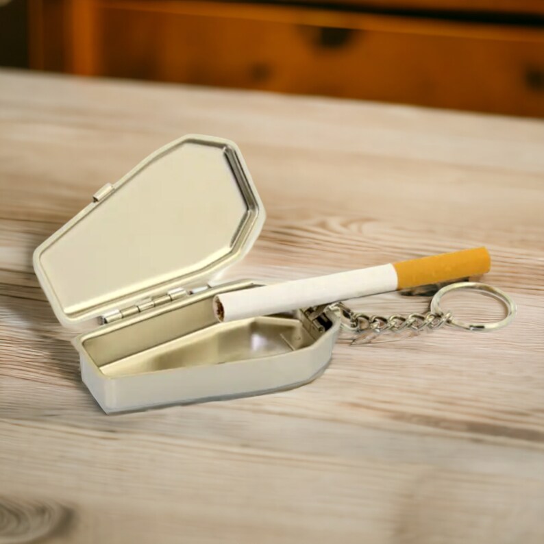 Coffin Pocket Ashtray Mini Ash Tray With Lid Smoking Accessories Etsy
