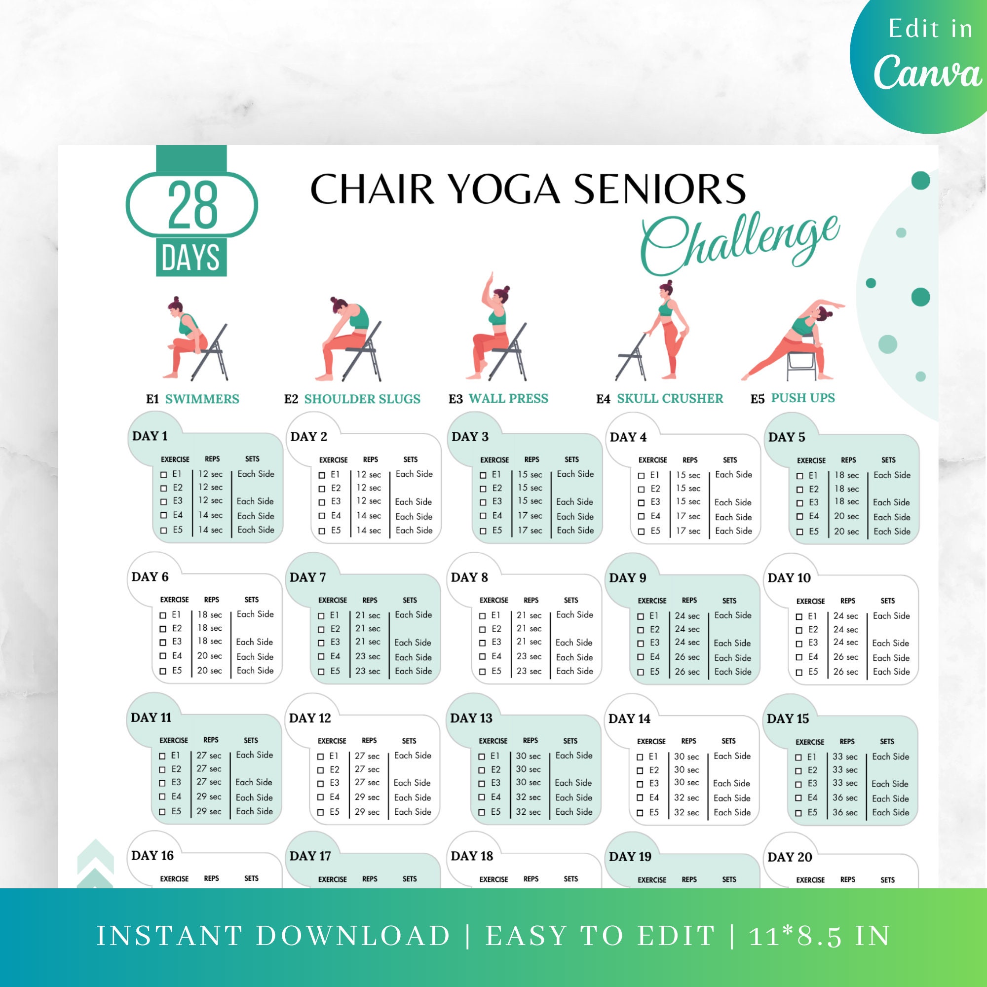 Chair Yoga Dvd for Seniors -  Canada