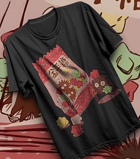 Anime Shirt, Inspired Soot Sprites, Anime T-shirt, Anime 