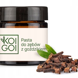 Natürliche fluoridfreie Zahnpasta mit Nelken, gesunde Zähne