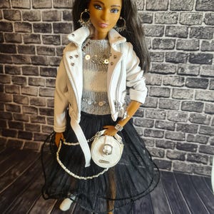 Stylish outfit for a 11 inch / 30 cm femate Dolls / Doll Clothes / Premium Handmade Quality / Clothes for Dolls / Fashion Doll Clothes