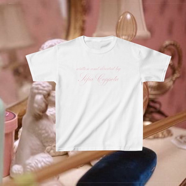 Sofia Coppola Camiseta gráfica para bebés / Camiseta para bebés de los años 90, Camiseta para bebés de tendencia, Camisa unisex, Camiseta para bebés Cool Girl, Camiseta para bebés It Girl, Camiseta para bebés gráfica Y2k