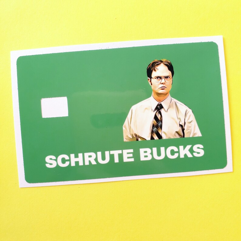 Schrute Bucks Credit Card Skin, the Office Gift, the Office Sticker ...