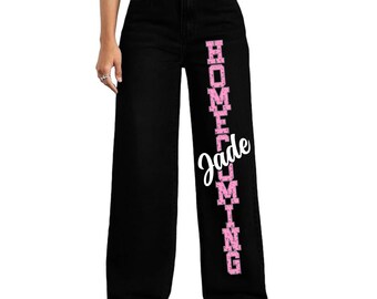 Custom Homecoming Senior Iron On DTF Transfer, Ready to Press, Personalized with Name, Choose 2 Colors, Distressed Vintage Class of 2027