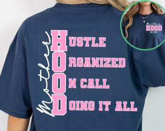 Personalized Motherhood Oversized T-Shirt, Custom Mom Since Year, Mother's Day Gift, Mama Graphic Shirt, Vintage Comfort Tee