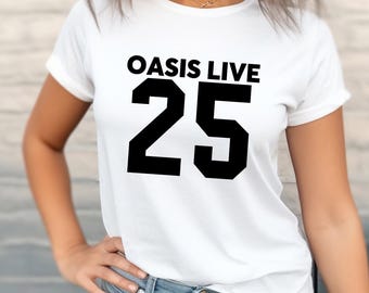 Oasis Live 25 Iron on Transfers – Easy, Vibrant & Long-lasting! - Etsy