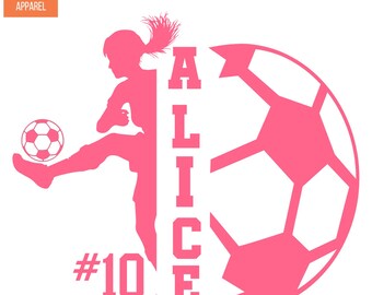 Soccer Iron On Patches Decals Transfers Applique Letters for T-Shirts Fabric Clothing Personalized with Name