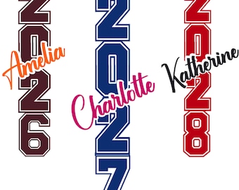 Senior 2026 Iron-On Patches – Jeans, Sweatpants and Jackets