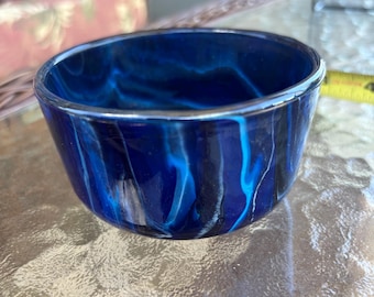 Handcrafted Blue Bowl - Food-Safe Functional Art - Nuts, Dips, Spreads, Jewelry, Small Trinkets - Unique Gift