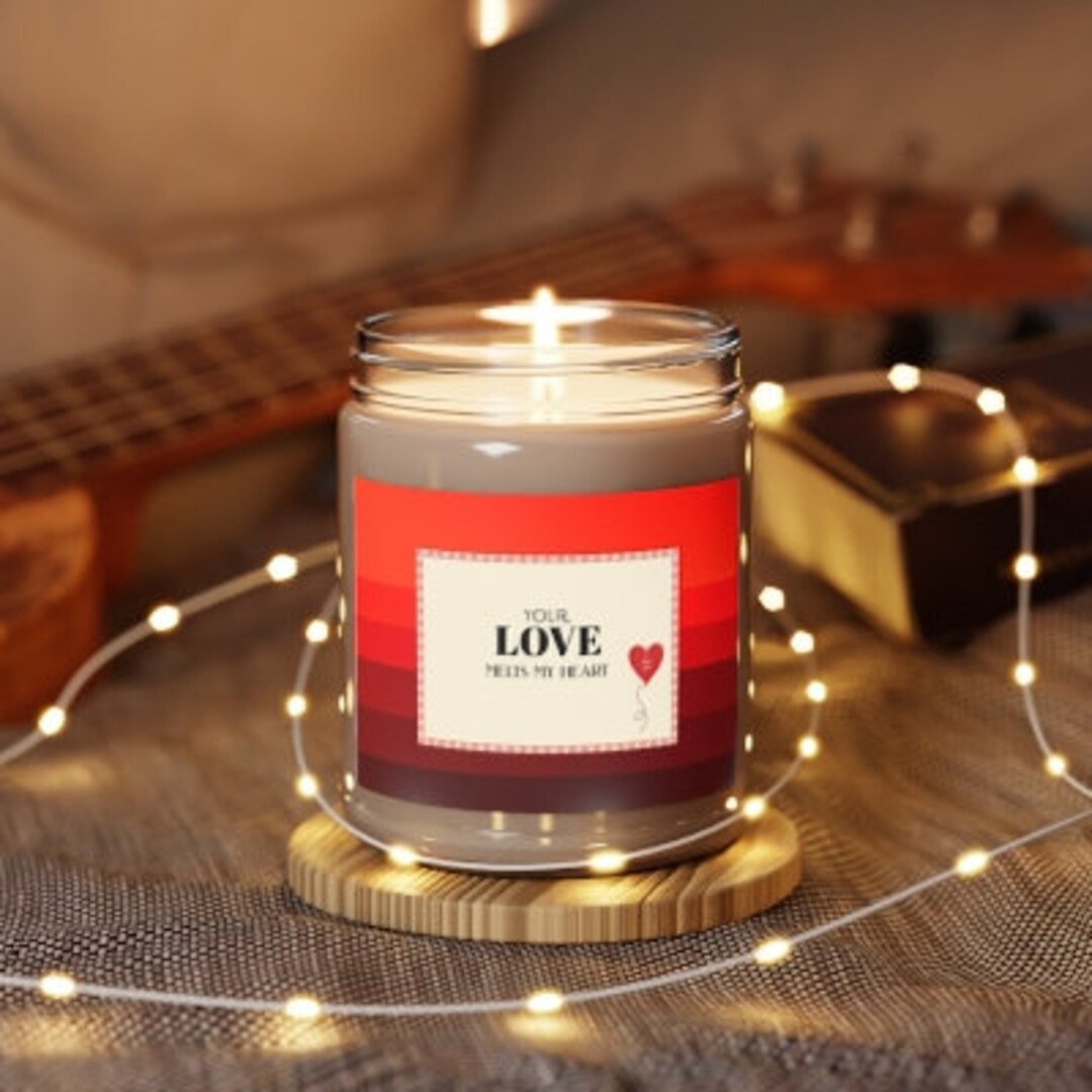 San Valentines Scented Candles, 9oz Etsy