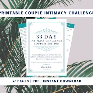 33 Day Couple Intimacy Challenge | Relationship Challenge | Couple Challenge | Couple Games | Love and Intimacy