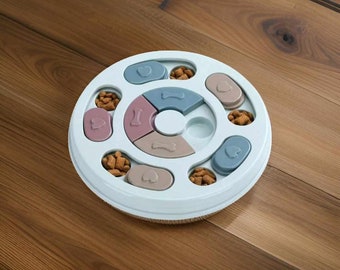 PawsNPuzzles : Distributeur de friandises interactif – Enrichissement amusant pour chiens et chats !