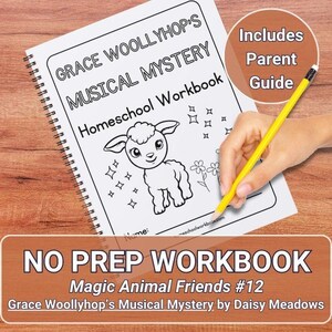 Grace Woollyshops Musikalisches Mysterium, Zaubertierfreunde Daisy Meadows | Homeschool Workbook, Romanstudie, Literatur Einheit Curriculum PDF