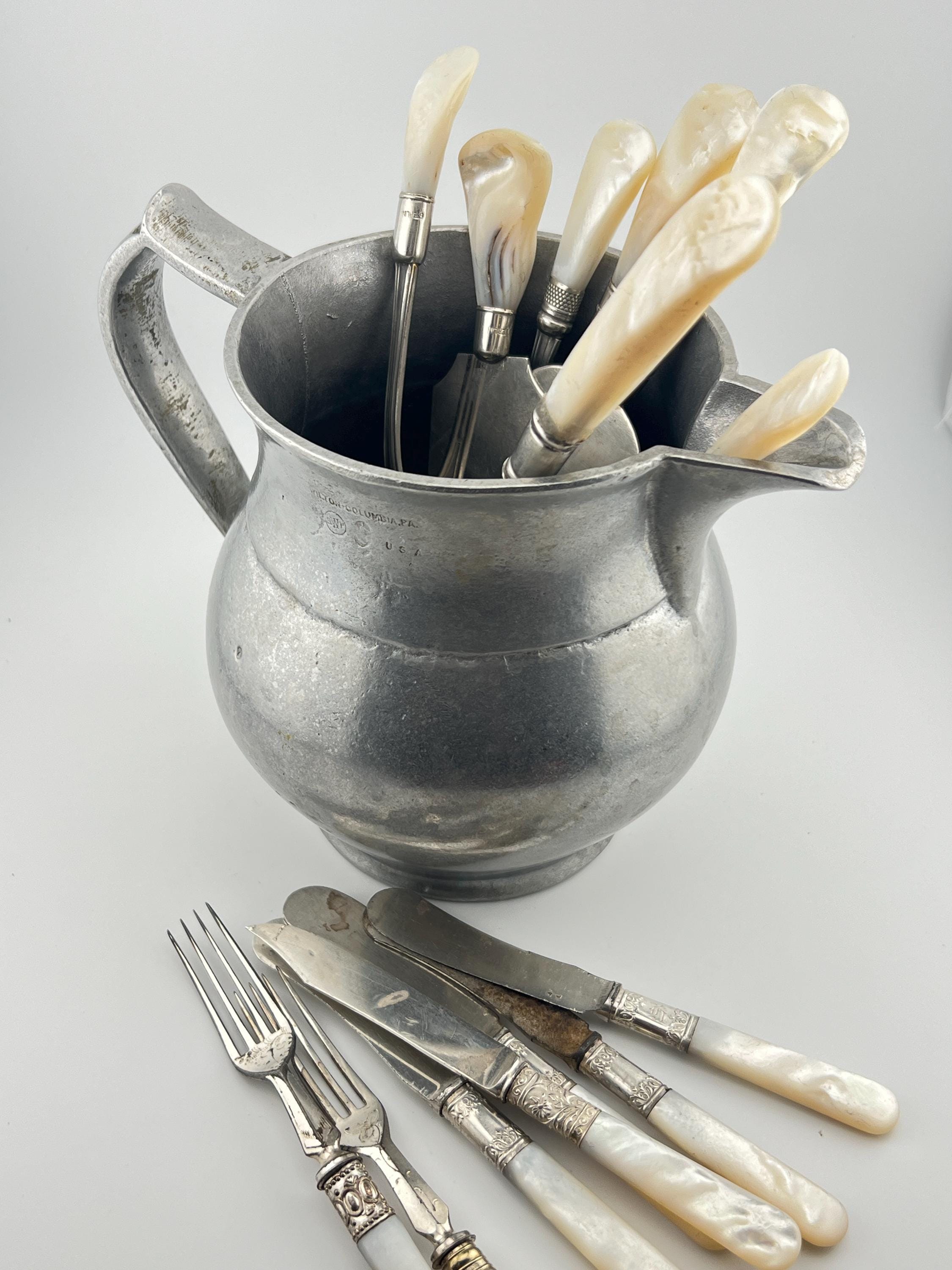 Sterling Mother of Pearl Forks - Etsy