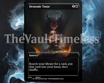 Demonic Tutor Proxy - Custom Proxy for Commander - Proxies