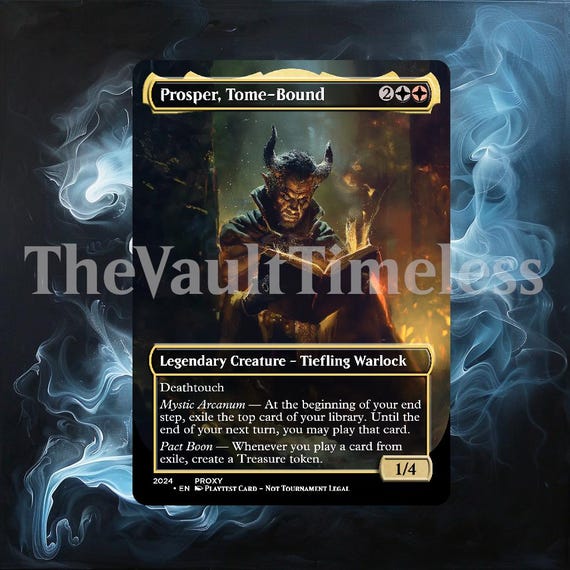 Prosper, Tome-bound Proxy - Custom Proxy for Commander - Proxies - Etsy