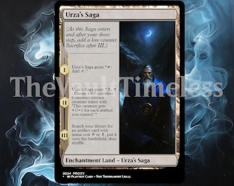Urza's Saga - Full Art Custom Card - Etsy Urza's Saga - Full Art Custom Card - Etsy