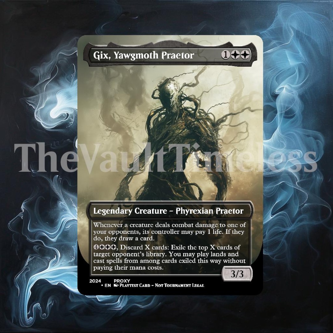 Gix, Yawgmoth Praetor Proxy - Custom Proxy for Commander - Proxies