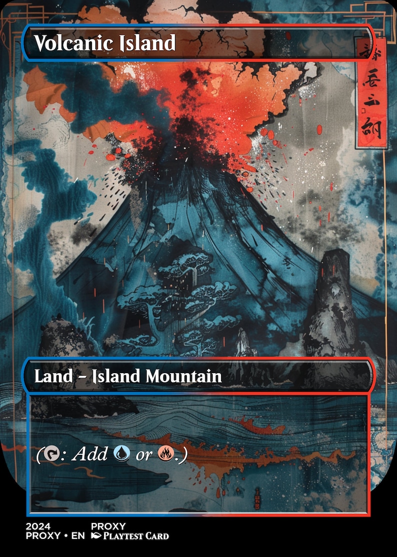 Japanese Style Dual Land Proxy Set - Custom Proxy for Commander ...