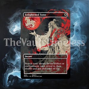 Tutor iluminado en estilo japonés: proxy personalizado para Commander: proxys