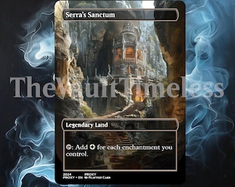 Serra's Sanctum - Magic Playtest Proxy - Fullart - Etsy