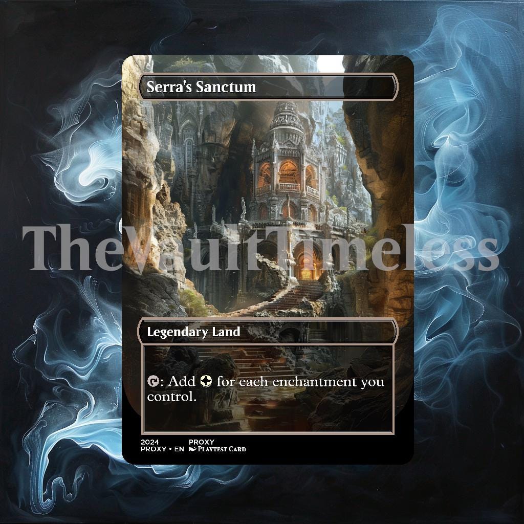 Serra's Sanctum Proxy - Custom Proxy for Commander - Proxies