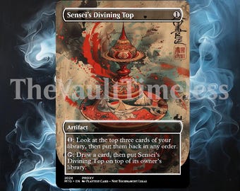 MTG Sensei's Divining Top 　英語版　４枚セット 限定版 MTG Sensei's Divining Top 英語版 4枚セット マジック