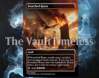 MTG】焦土 / Scorched Ruins 英語版 Scorched Ruins - Custom Proxy